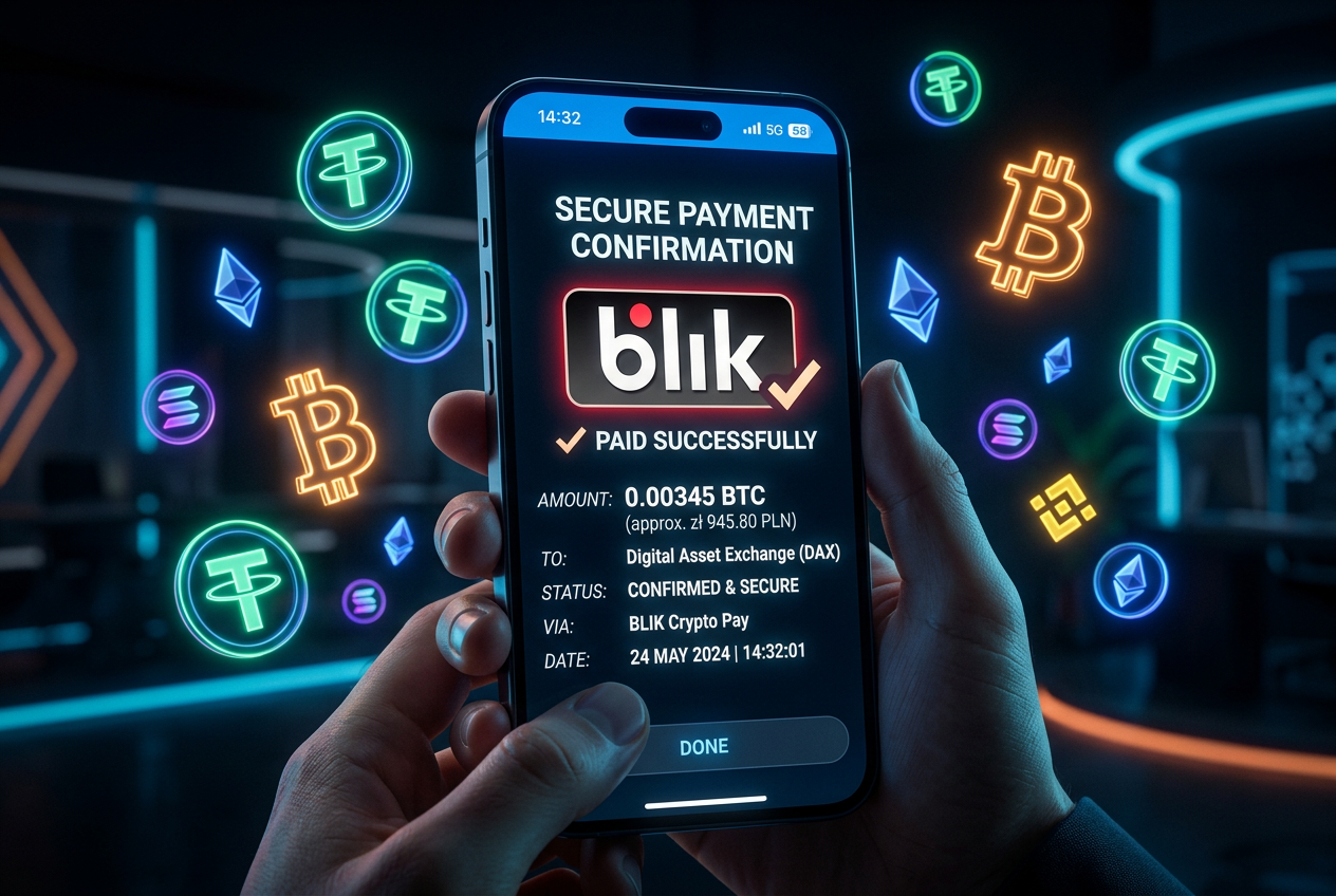 Nowoczesne metody płatności cyfrowych BLIK i kryptowaluty używane w kasynach online